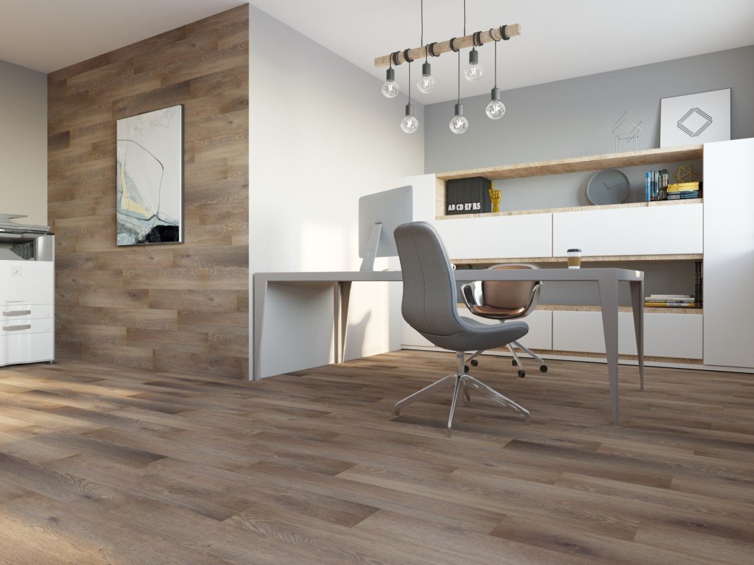 Замковая ПВХ плитка "Art Tile" Дуб Террас (920*150*4 мм) — купить в Лесном