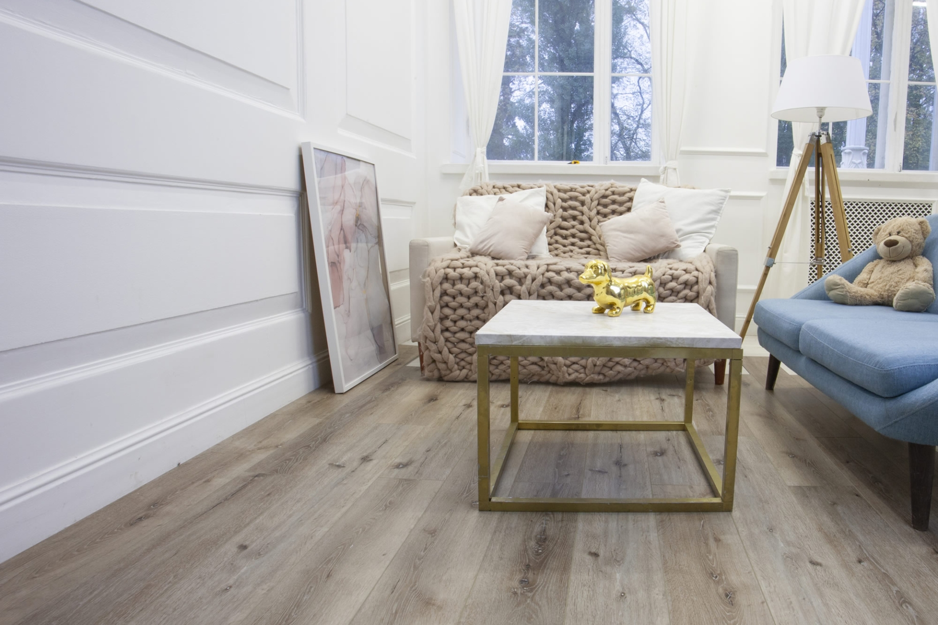 Усовершенствованная кварц-виниловая плитка «Damy Floor» Дуб Лофт (1227*187*2,5 мм) — купить в Лесном