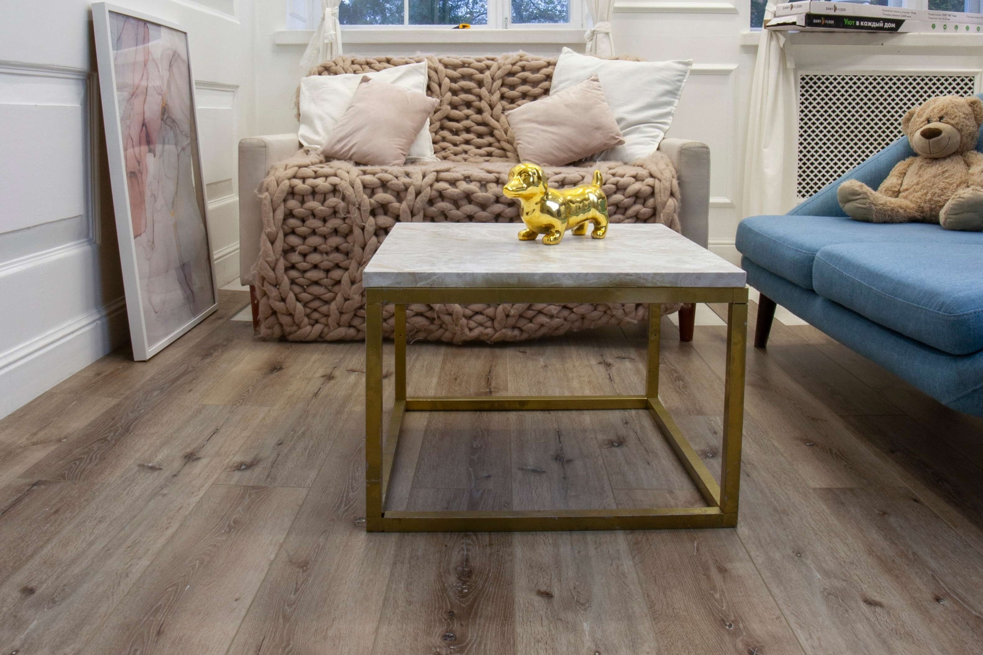 Усовершенствованная кварц-виниловая плитка «Damy Floor» Дуб Лофт (1227*187*2,5 мм) — купить в Лесном