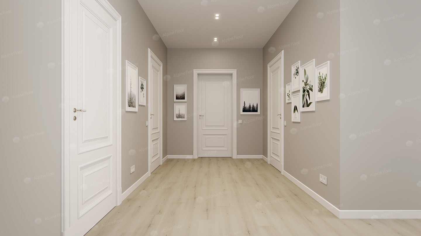 SPC ламинат "Alpine Floor" Ададжио (1220*183*3,5 мм) — купить в Лесном