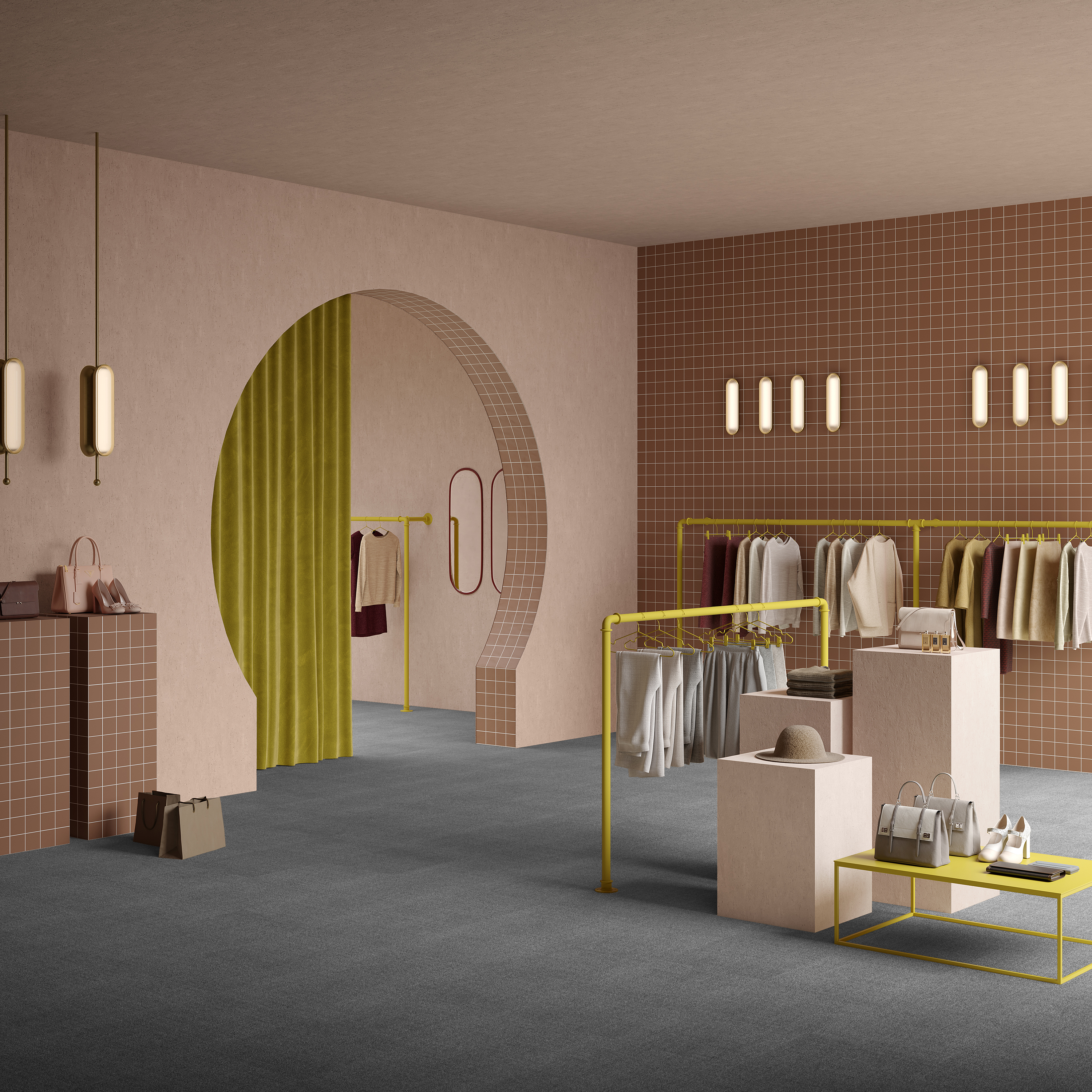 Ковровая плитка Mantra Tile 97 (500*500*6 мм) — купить в Лесном