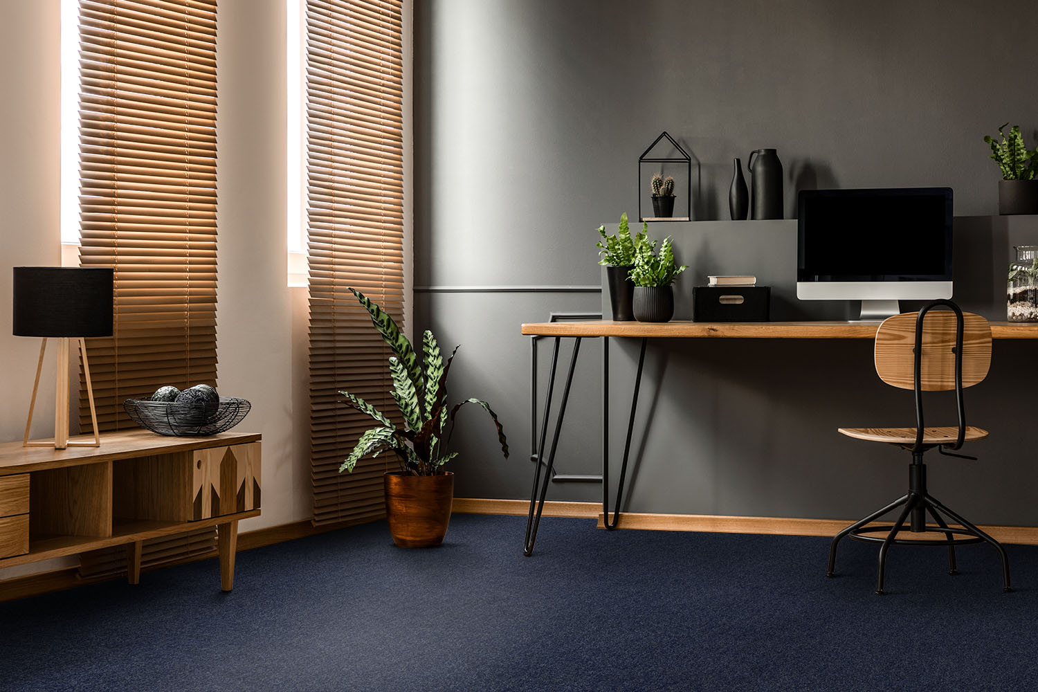 Ковровое покрытие "Bonkeel" Color Rib Blue Bottle 78 (ширина 1м/3м/4м) — купить в Лесном