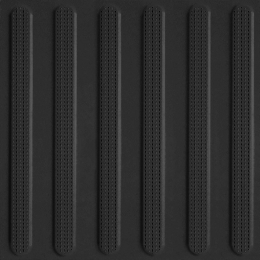 Керамогранит Avenue Lines Black 300x300 тактильный линии черный ANL110 — купить в Лесном